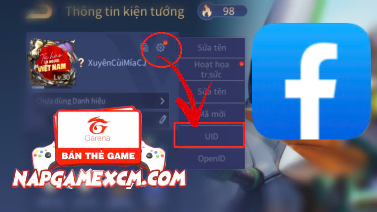 Nạp Qua UID FB & GG